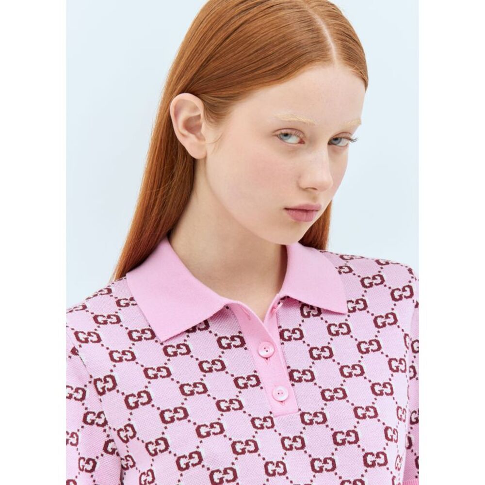 Gucci Women Gg Polo Sweater - Picture 3 of 6
